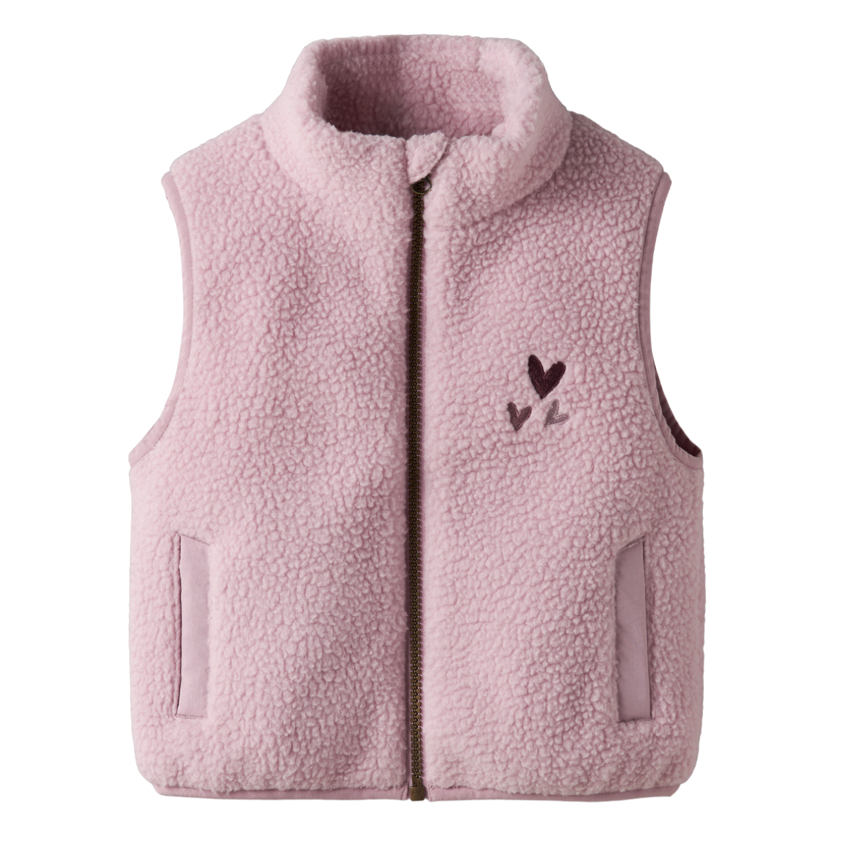 Name It - Fleecevest Mall Sherpa Keepsake Lilac