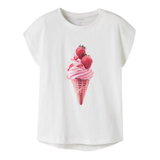 Name It - T-skjorte Votia Bright White