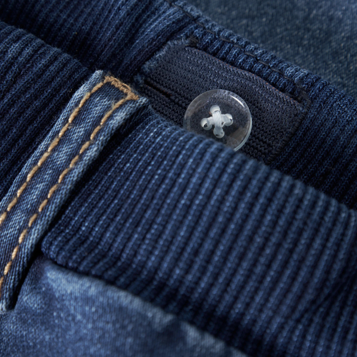 Name It - Bukse Ben Baggy Fleece Jeans Dark Blue Denim