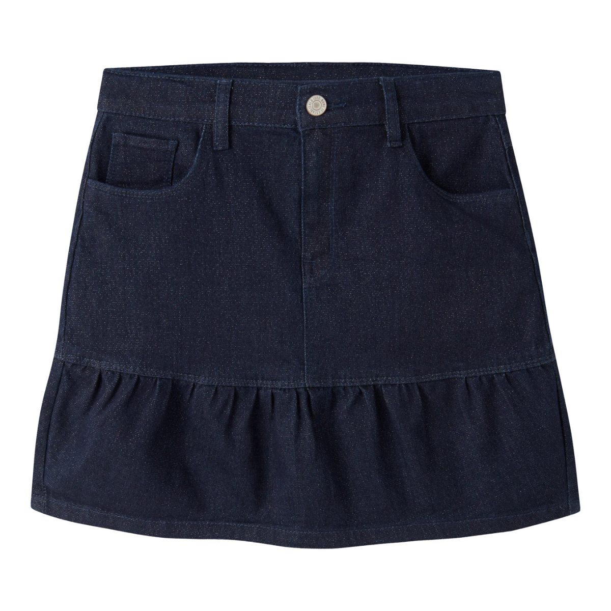 Name It - Skjørt Liv Glitter Dark Blue Denim