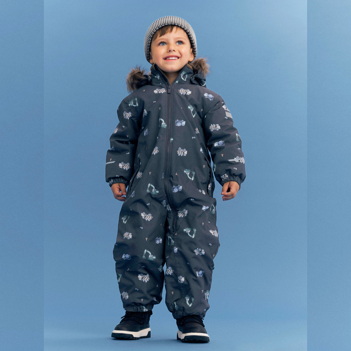 Name It - Vinterdress Snow10 Blackened Pearl