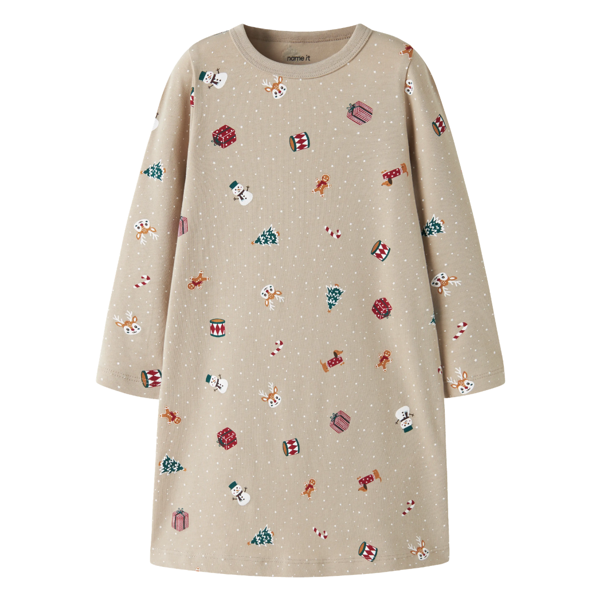 Name It - Julepysj Nattkjole Vismas 2026 Pure Cashmere
