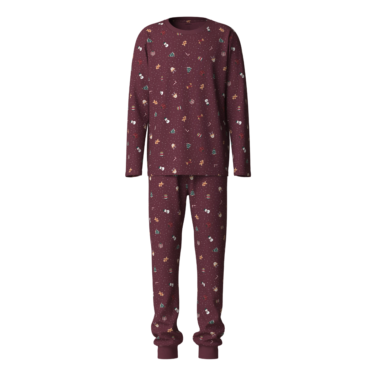 Name It - Julepysj 2-delt Voksen Unisex 2026 Burgundy
