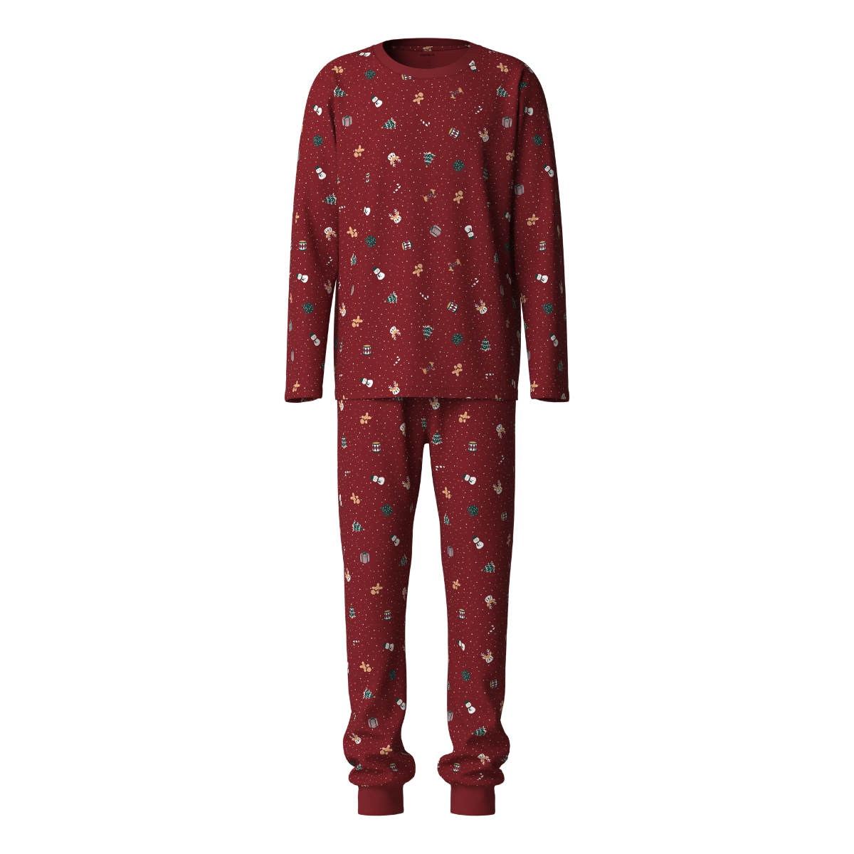Name It - Julepysj 2-delt Voksen Unisex 2026 Red Dahlia