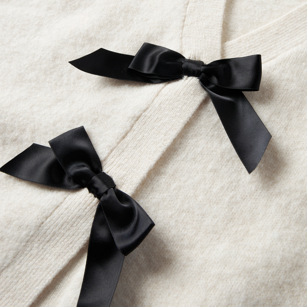 Name It - Genser Rina Antique White/Black Bow