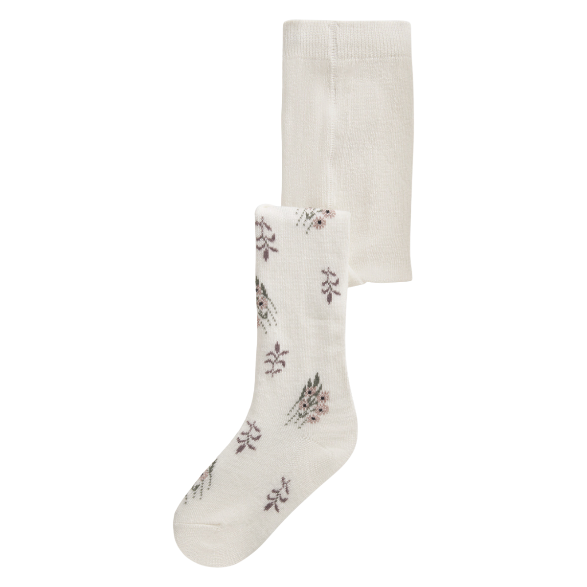 Name It - Strømpebukse i Ull/ Bomull Wak Snow White Long Flowers