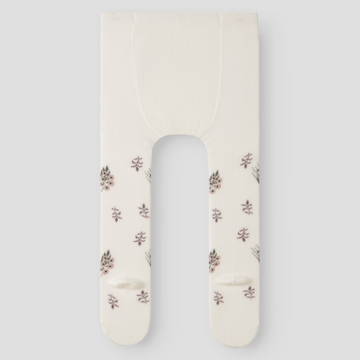 Name It - Strømpebukse i Ull/ Bomull Wak Snow White Long Flowers