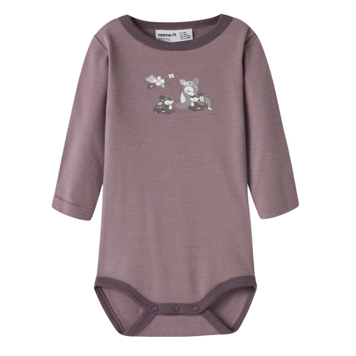 Name It - Ullbody Willit Toadstool Bambi + Flowers