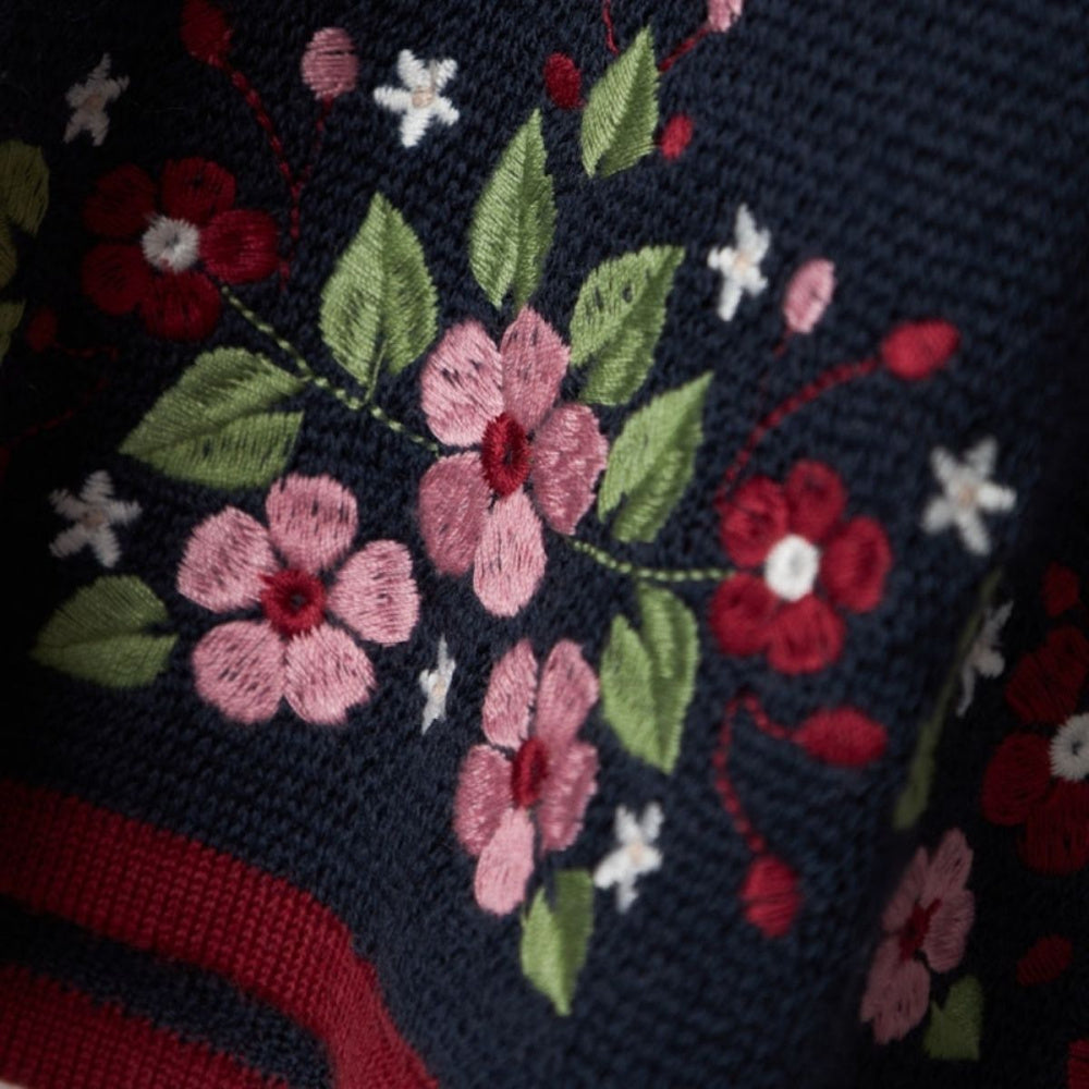 Name It - Festdrakt / Bunad til Baby Strikket Kjole Dark Sapphir