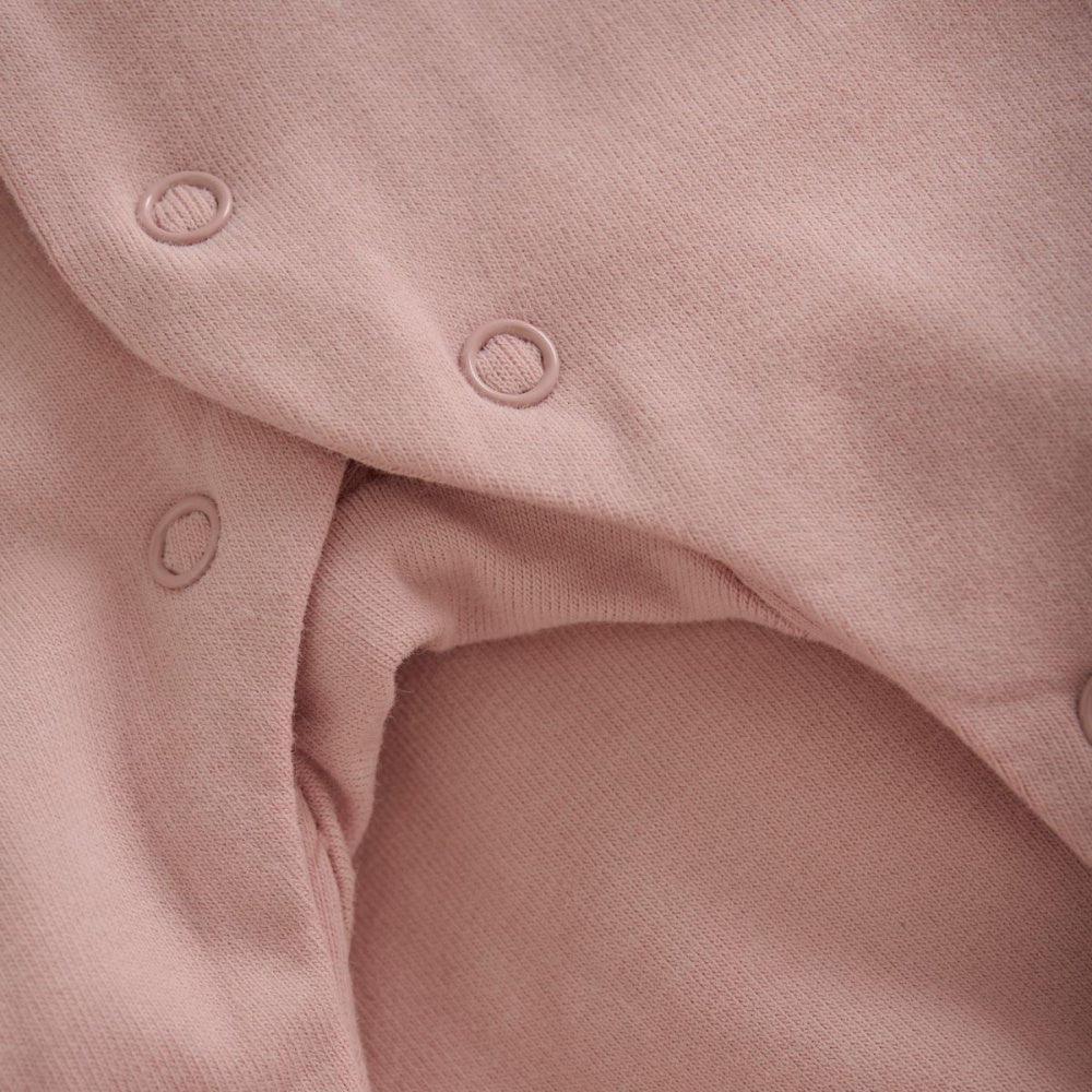 Fixoni - Sparkebukse med fot Prematur Pale Mauve