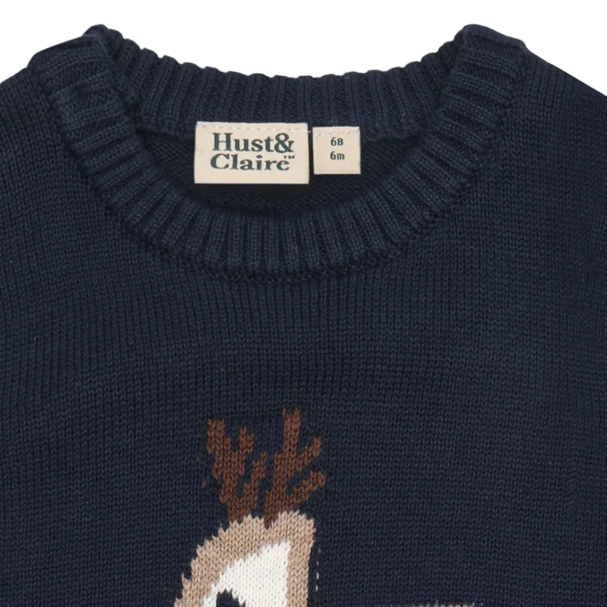 Hust and Claire - Vest Perry Reindeer More Navy