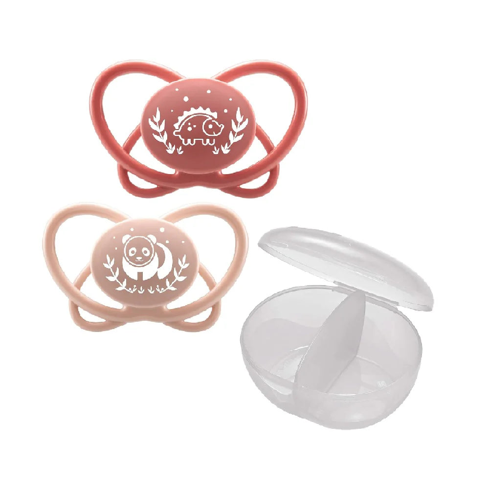Nip- Smokker 2pk  5-18mnd "My butterfly" Rosa