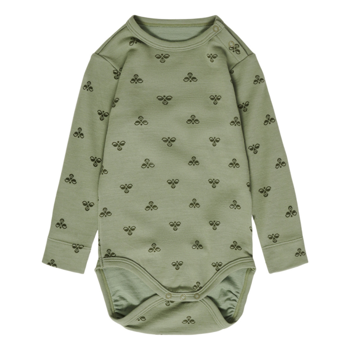 Hummel - Ullbody Ull og Bambus Oil Green