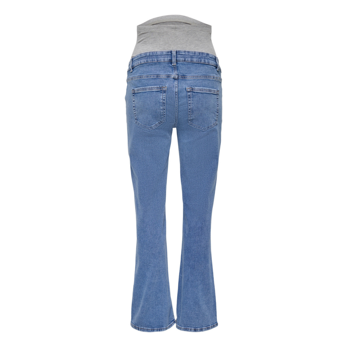 ONLY Maternity - Jeans Blush Flared Light Blue Denim
