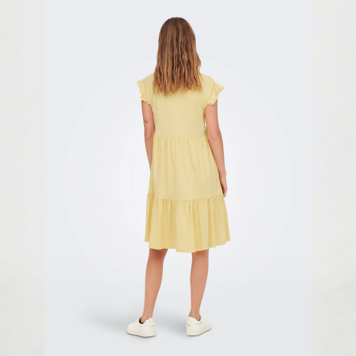 ONLY Maternity - Kjole Mamma May Life Frill Straw