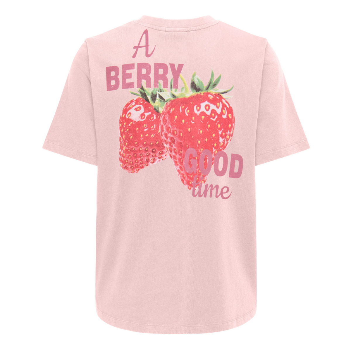 ONLY Maternity - T-skjorte Lucy Monja Rosy Touch Strawberry