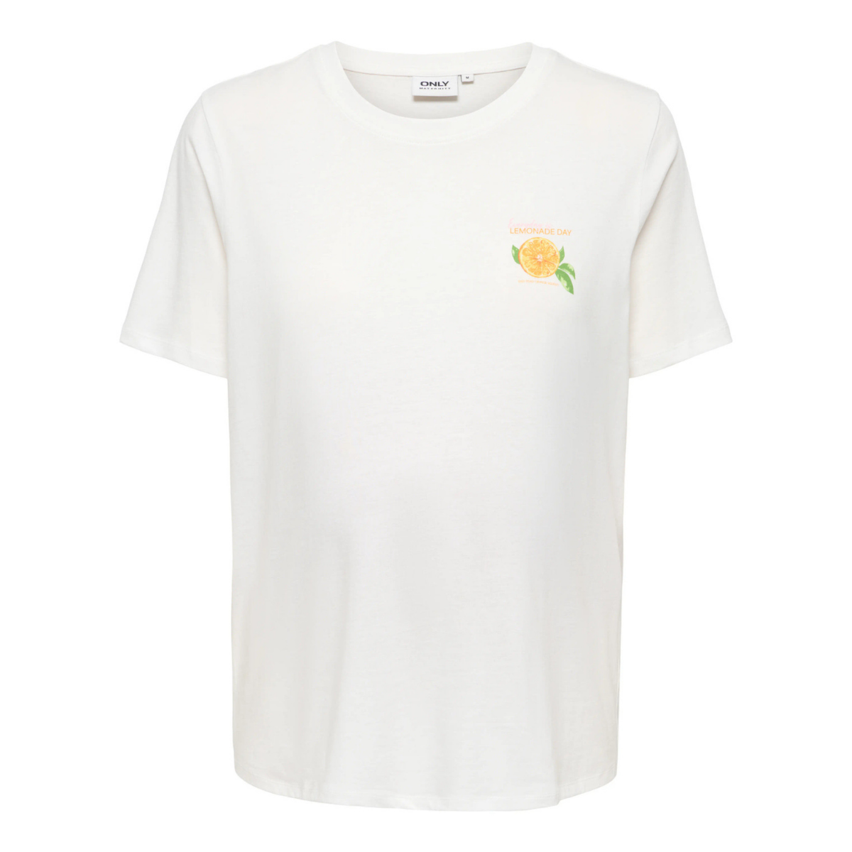 ONLY Maternity - T-skjorte Milla Cloud Dancer Lemonade