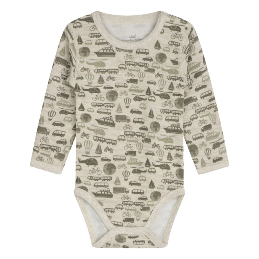 Hust and Claire - Body i Ull og Bambus Baloo Bil Wheat Melange