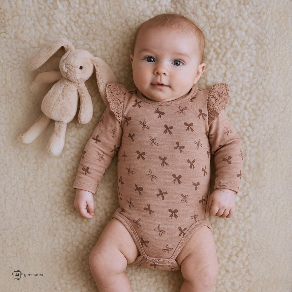 Name It - Body Ull Wang Bows Shadow Gray