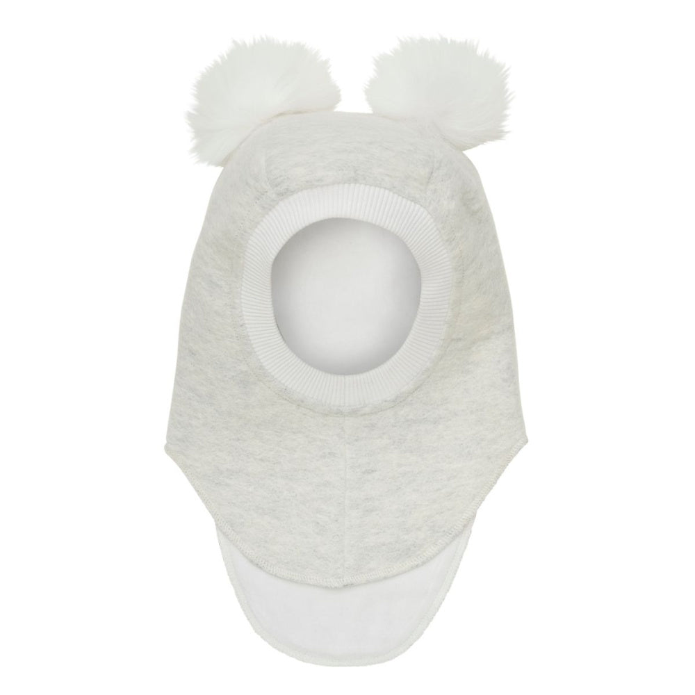 Huttelihut - Balaclava Ullfleece Alpakkadusk Snow White
