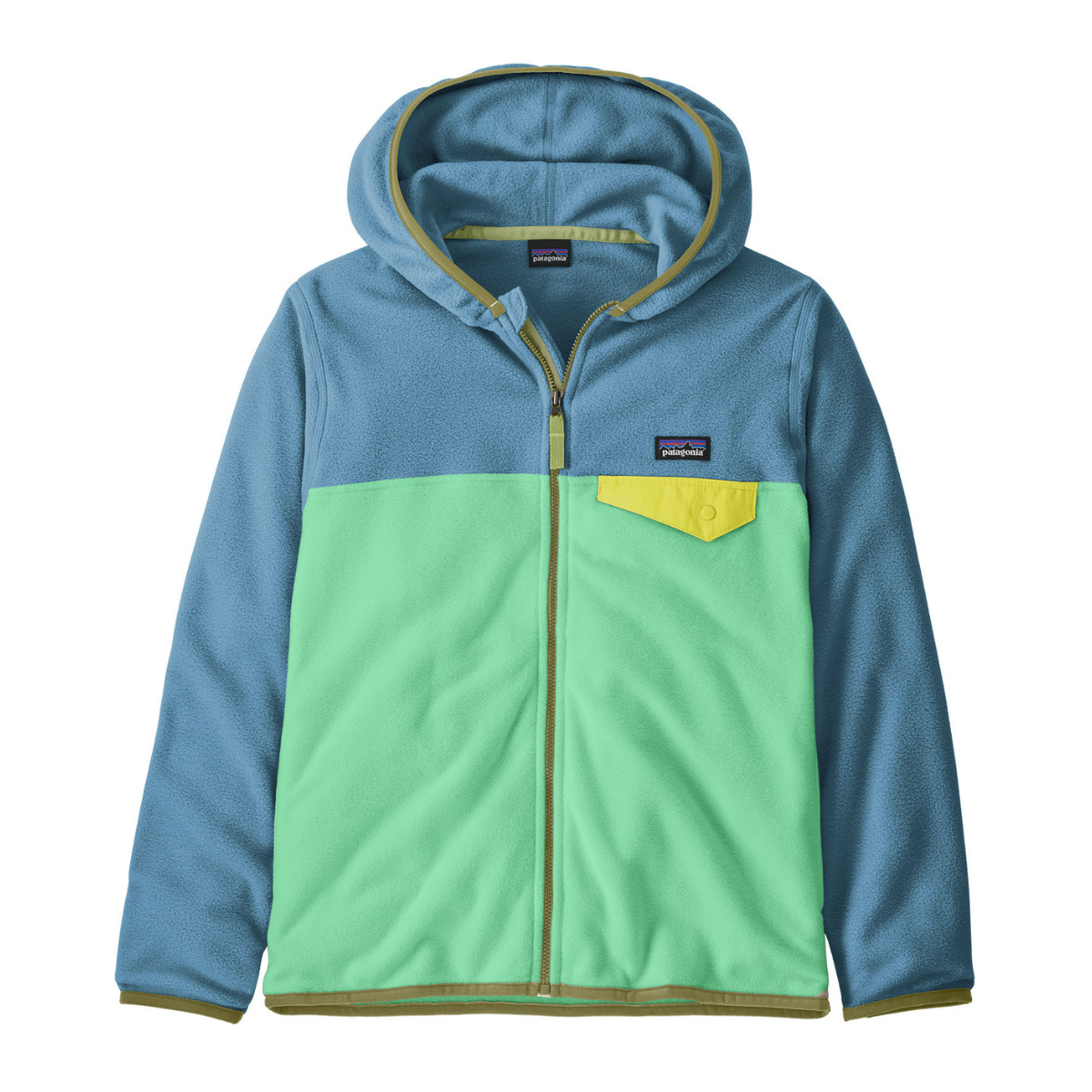 Patagonia - Fleecejakke Micro D Snap-T Early Teal w/Shore Blue