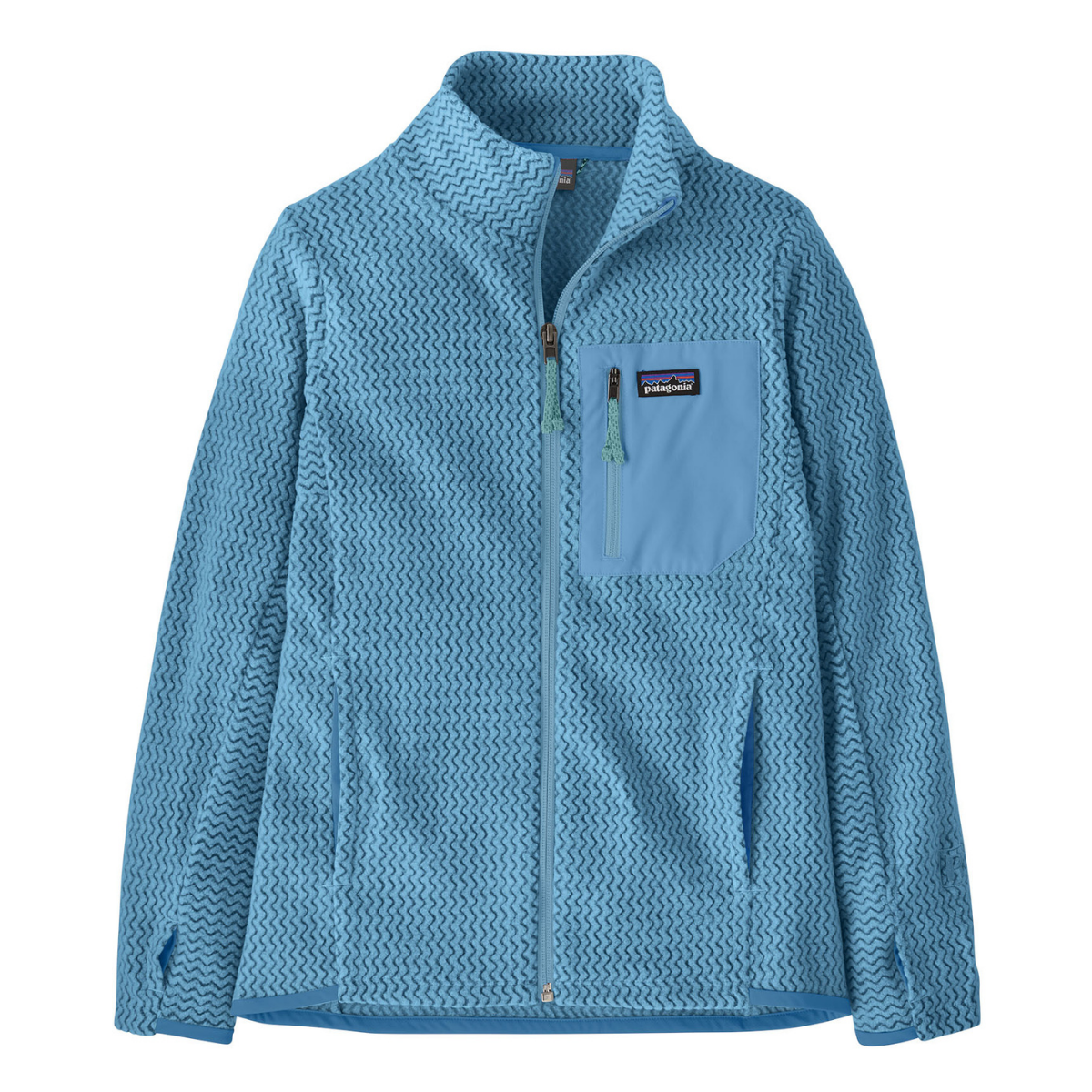 Patagonia - Fleecejakke R1 Air Full-Zip Shore Blue