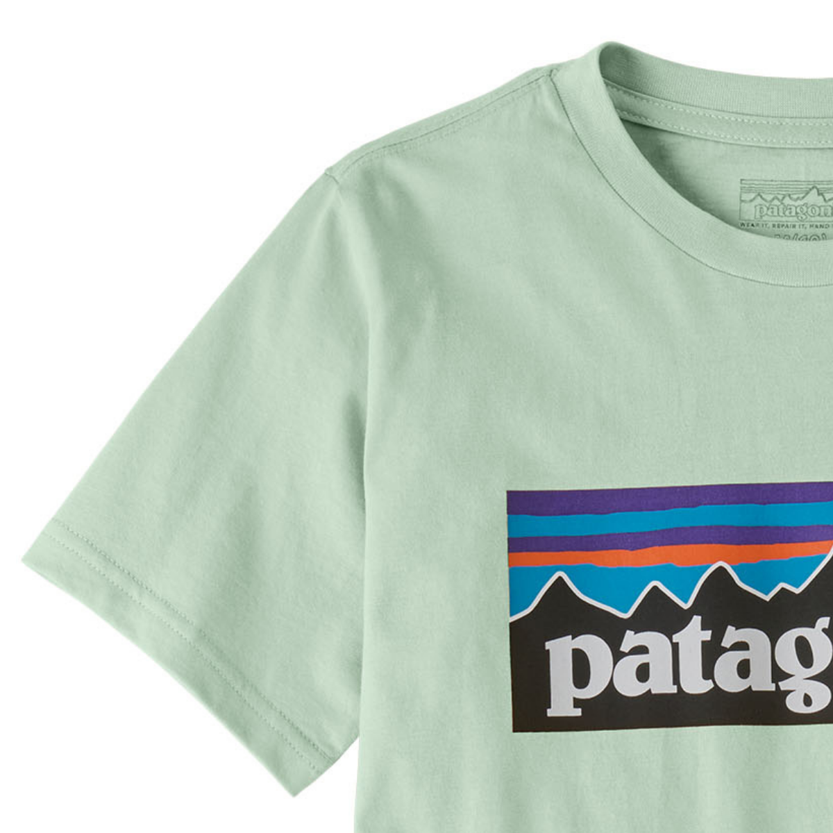 Patagonia - T-skjorte P-6 Logo Thin Ice