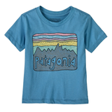 Patagonia - T-skjorte Fitz Roy Skies Shore Blue