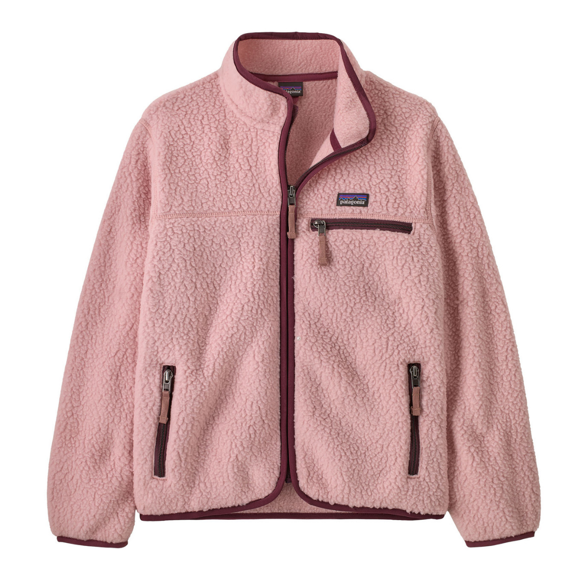 Patagonia - Kids' Retro Pile Fleece Jacket Fuzzy Mauve