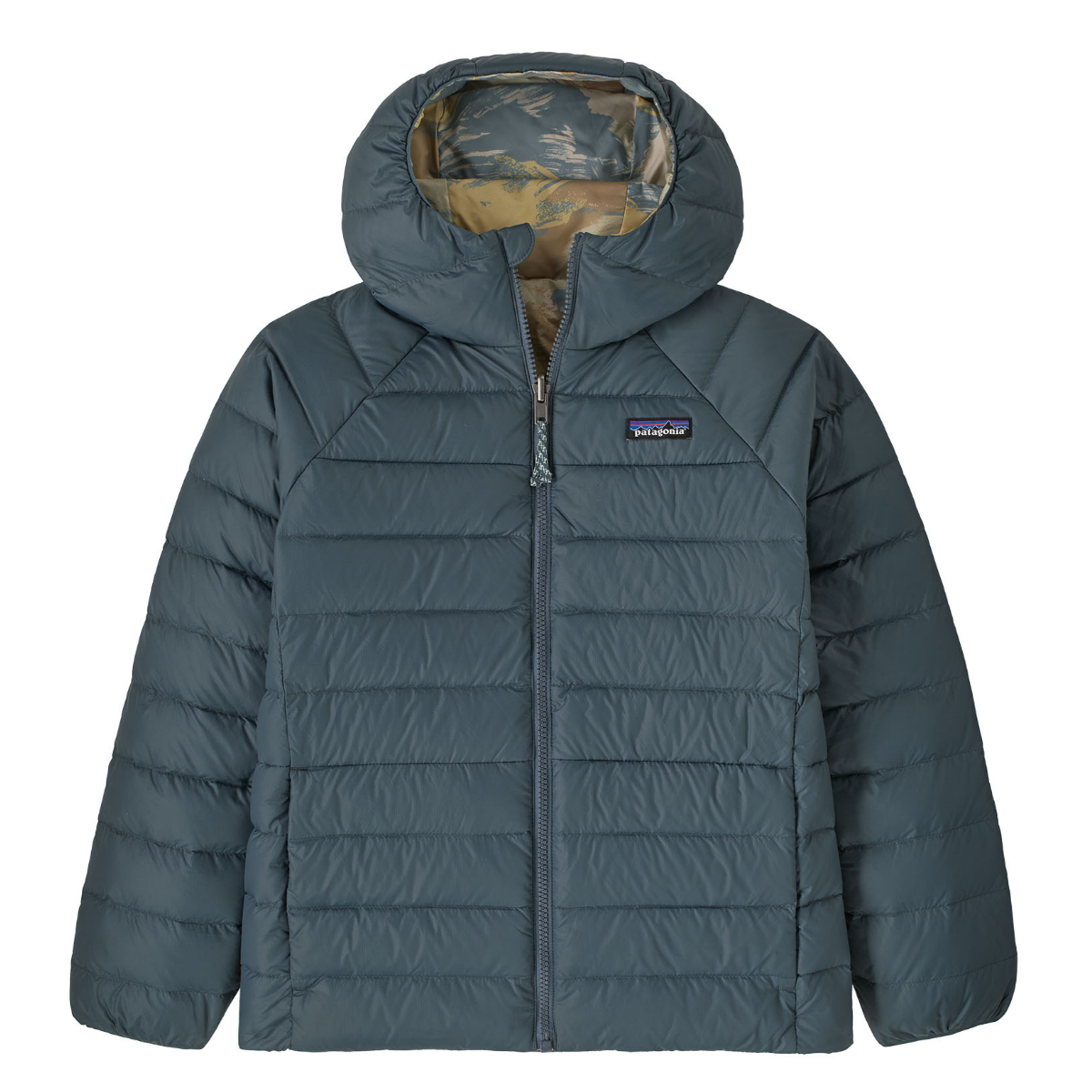 Patagonia - Kids Reversible Down Sweater Hoody Summit Blue