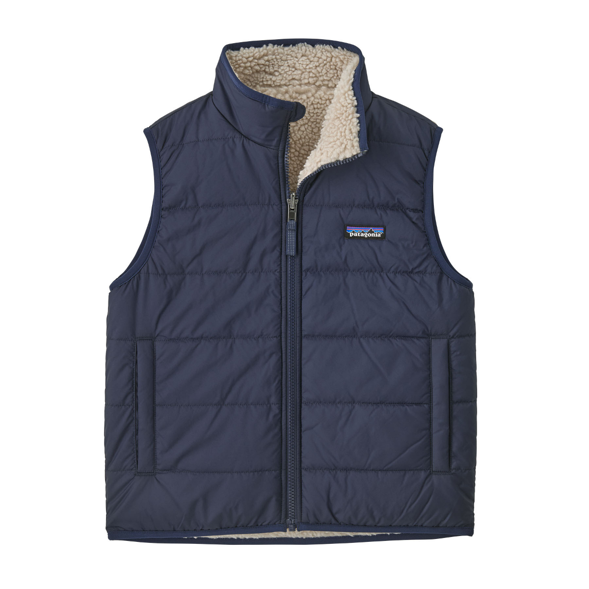 Patagonia - Kids Reversible Ready Freddy Vest New Navy