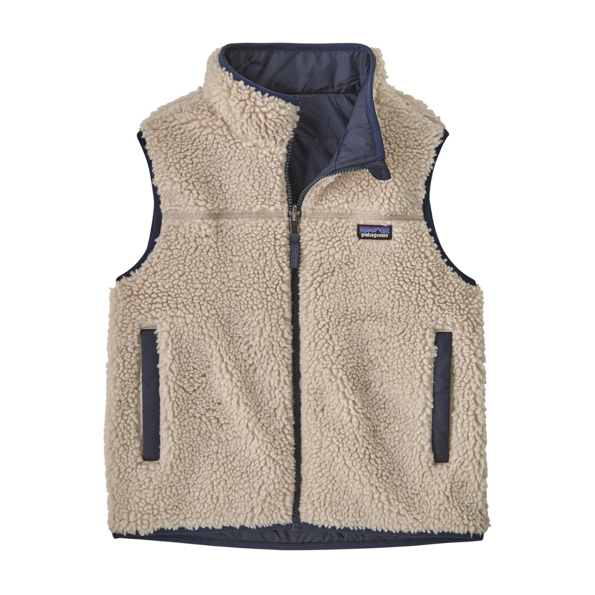 Patagonia - Kids Reversible Ready Freddy Vest New Navy