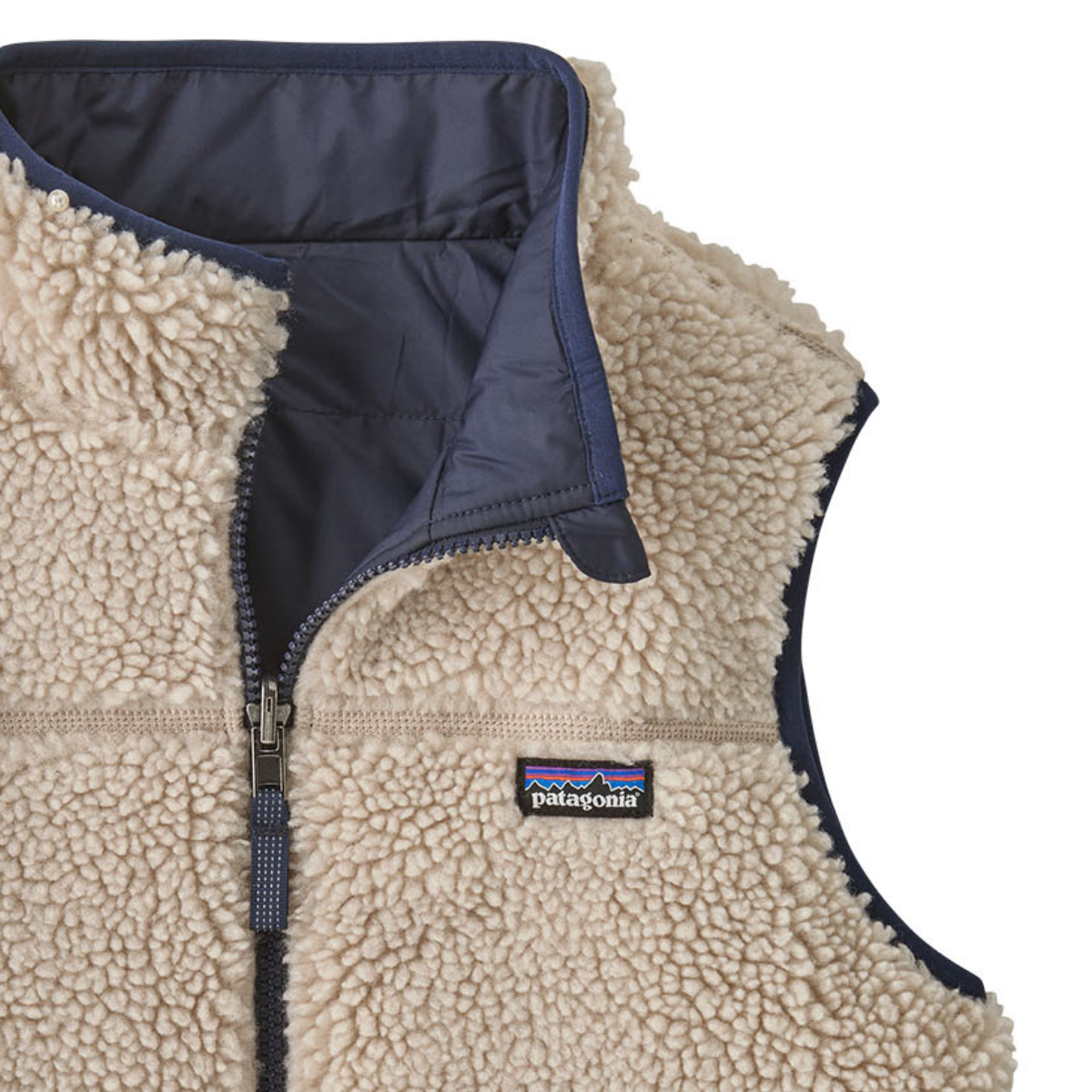 Patagonia - Kids Reversible Ready Freddy Vest New Navy