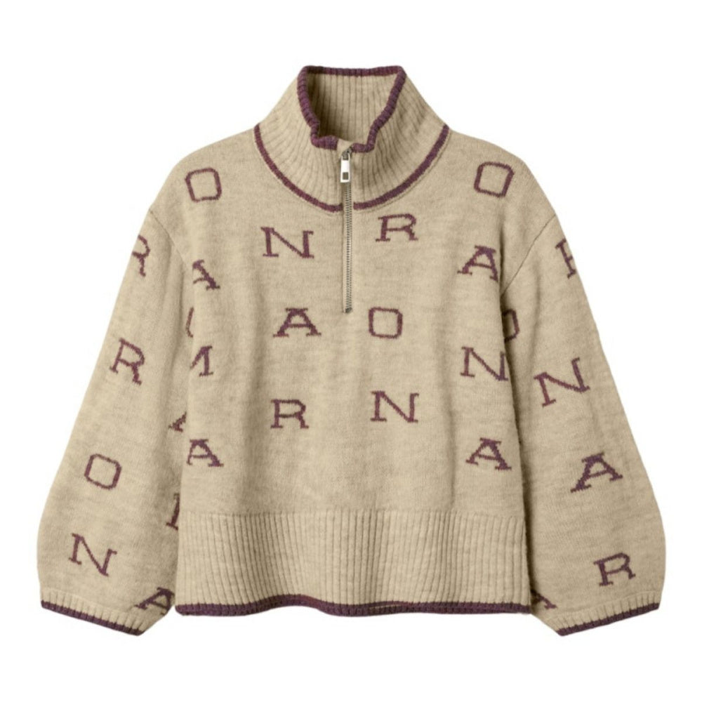 Name It - Genser Halfzip Oversize Neifya Peyote
