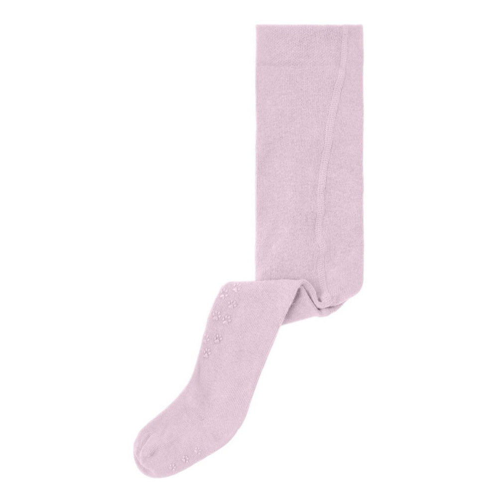 Name It - Strømpebukse Bomull Antiskli Light Lilac