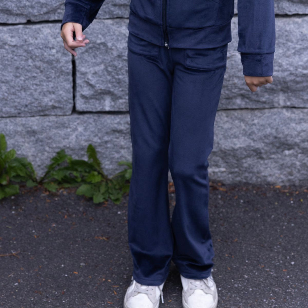 Vilje & Ve - Bukse Velour Hermine Midnight Navy