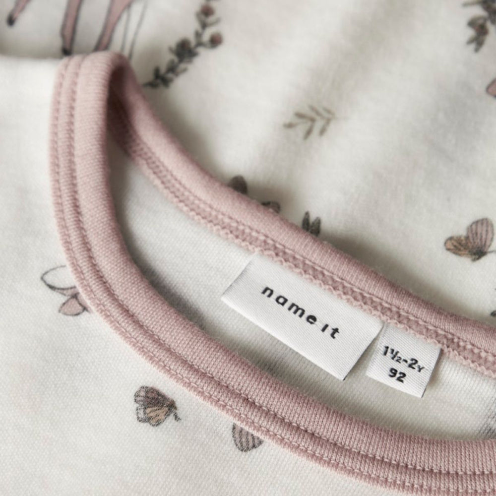 Name It - Ulltrøye Willitus Pink/ Snow White Deer