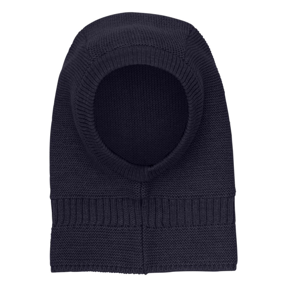 Huttelihut - Balaclava Strikket Ull Dark Navy