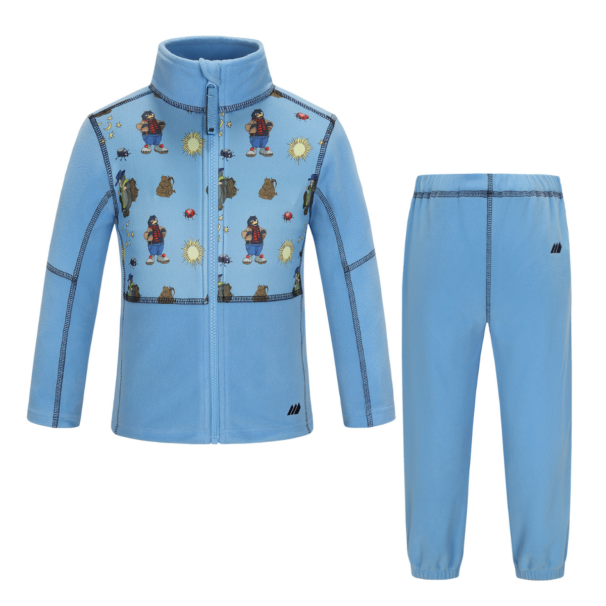 Skogstad - Fleece Sett Alvdal Flåklypa Cloud Blue