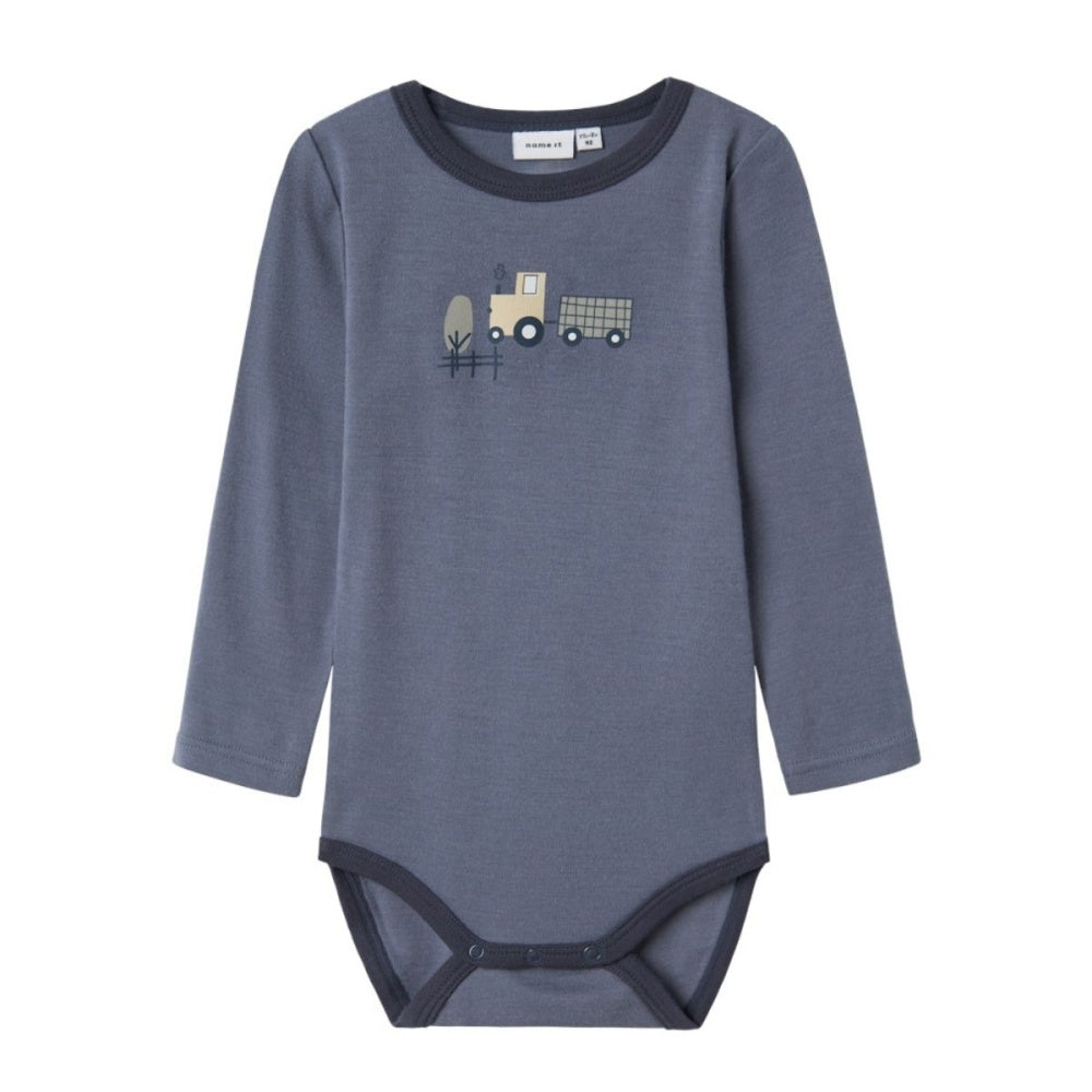Name It - Ullbody Willit Folkstone Gray Tractor