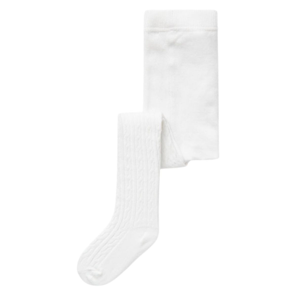 Name It - Strømpebukse til Festdrakt / Bunad Bright White