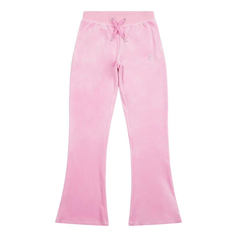 Juicy Couture - Bukse Velour Diamante Bootcut Jogger Pinky Lilac