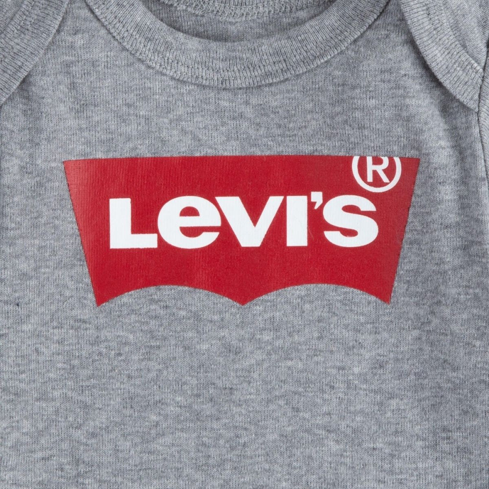 Levi's - Body 2-pk Kortermet Batwing Grey Heather/ Dress Blues
