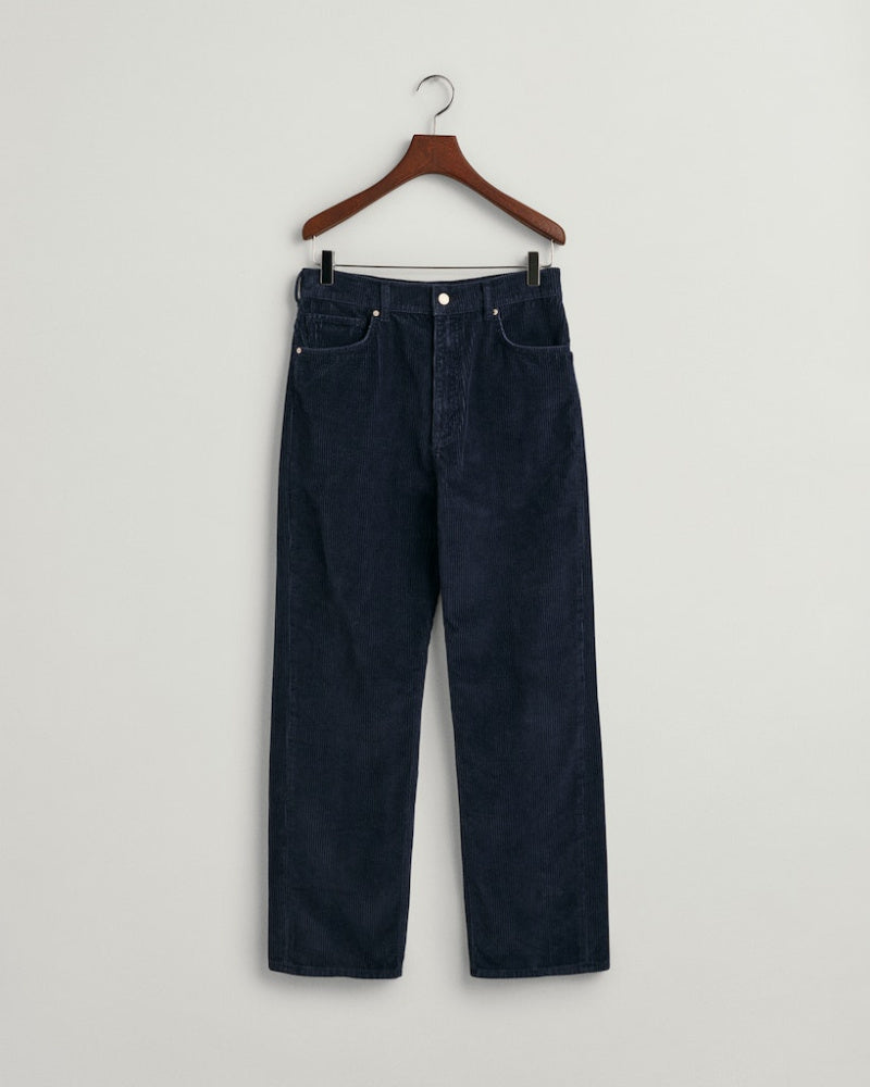 Gant - Bukse Cord Loos Fit Evening Blue Jr