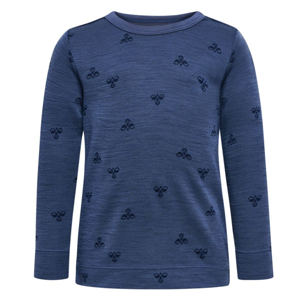 Hummel - Ulltrøye Ull og Bambus Vintage Indigo