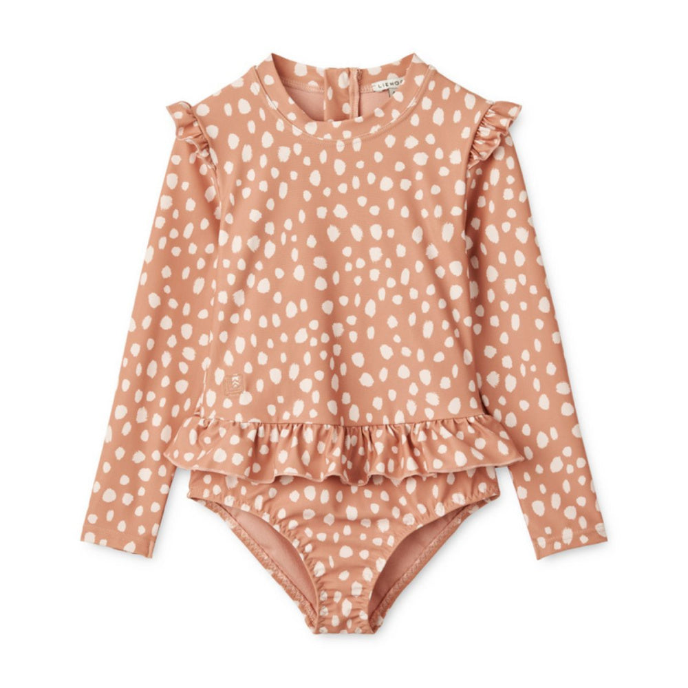 Liewood - Badedrakt Sille Leo spots / Tuscany rose