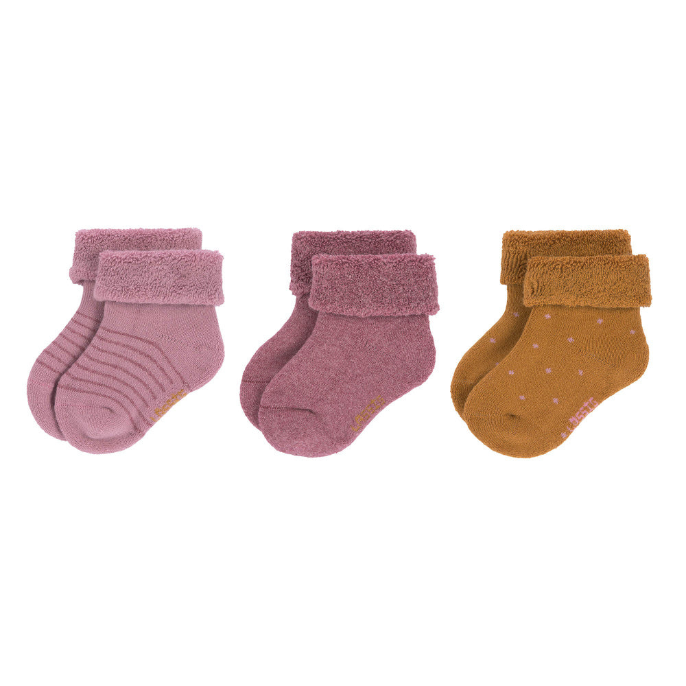 Lässig - 3 pk Sokker Frott√® Rosewood