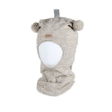 Kivat - Balaclava i Ull Dusker Kabelstrikk Sand