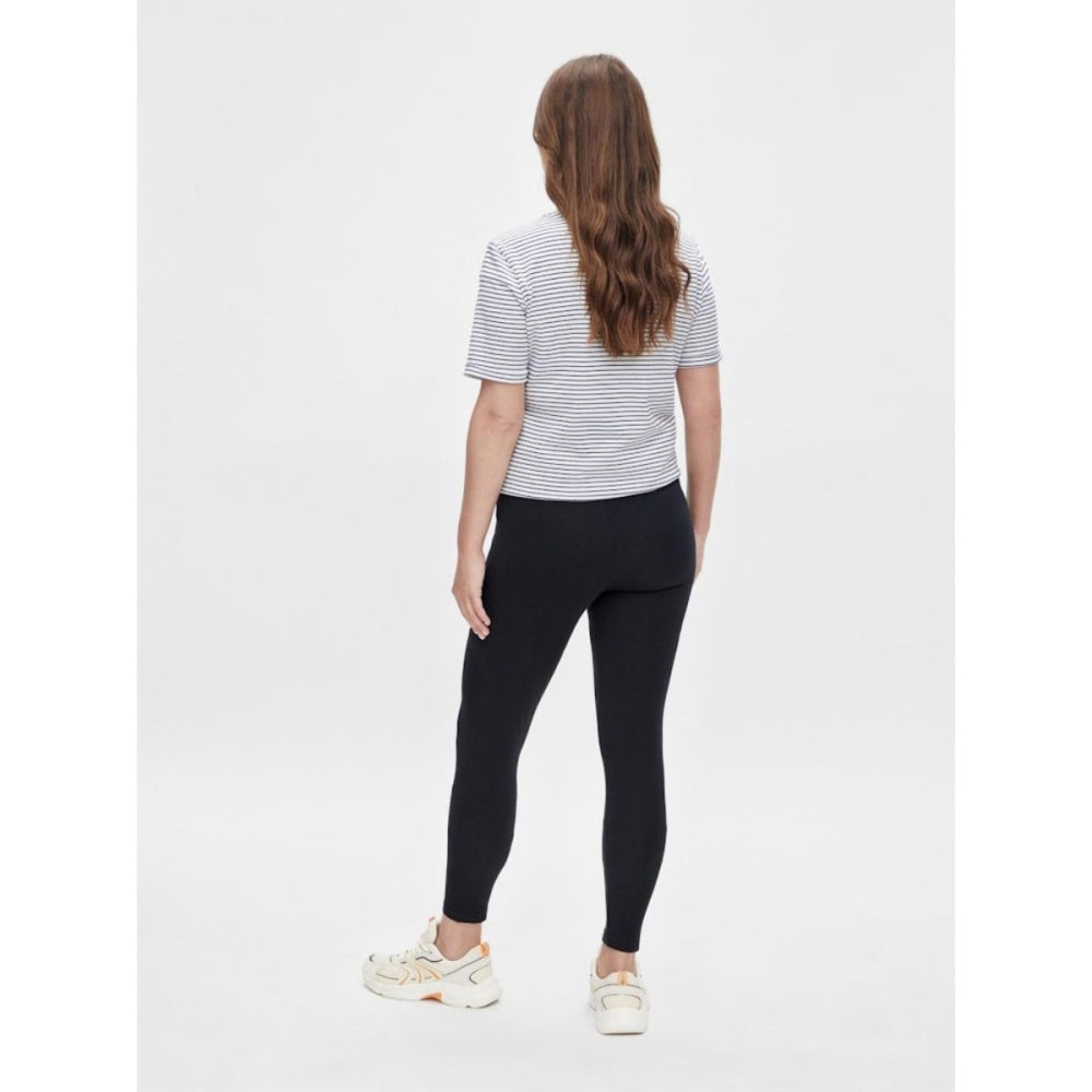 Mamalicious - Mamma-leggings 2-pk Emma Svart