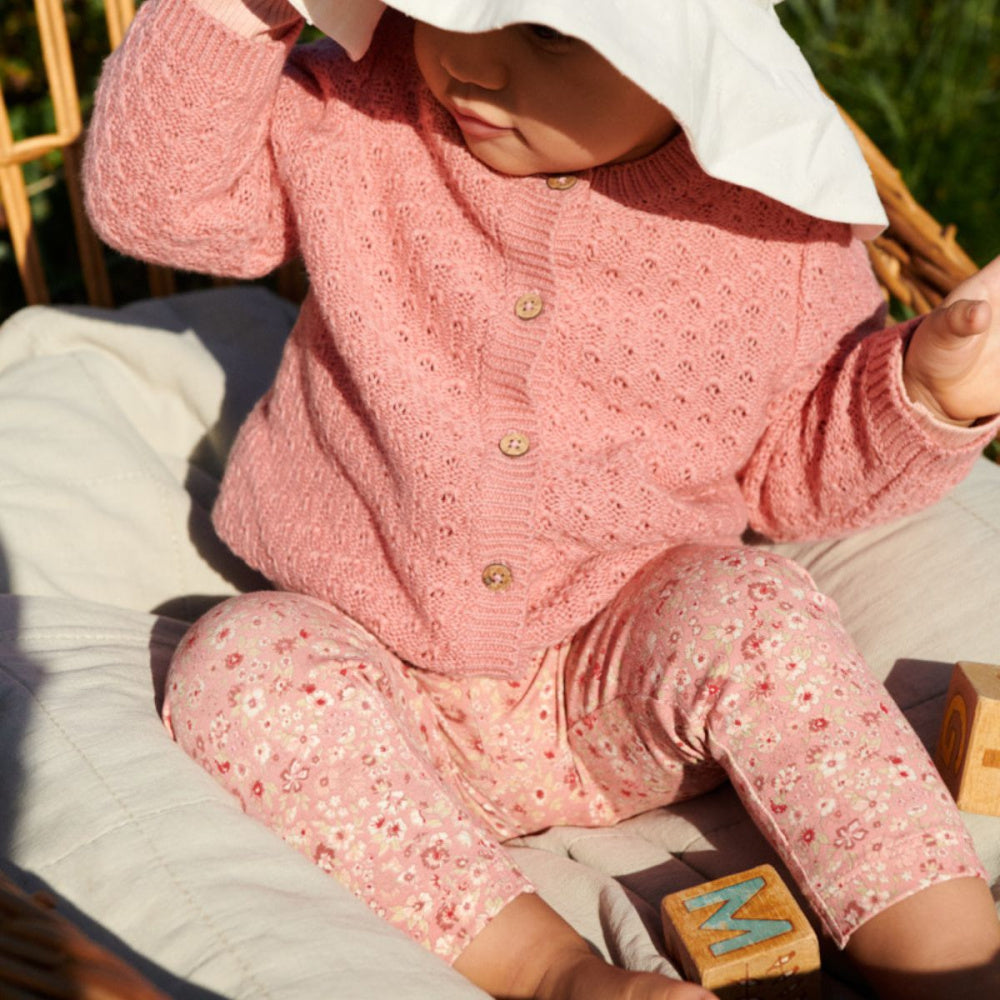 Wheat - Leggings Baby Jules Rosette Flowers